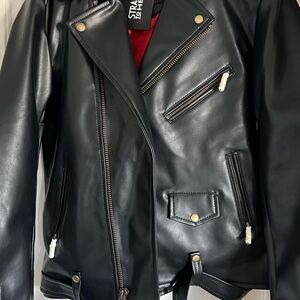 Black Vegan Leather Jacket